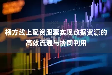 杨方线上配资股票实现数据资源的高效流通与协同利用